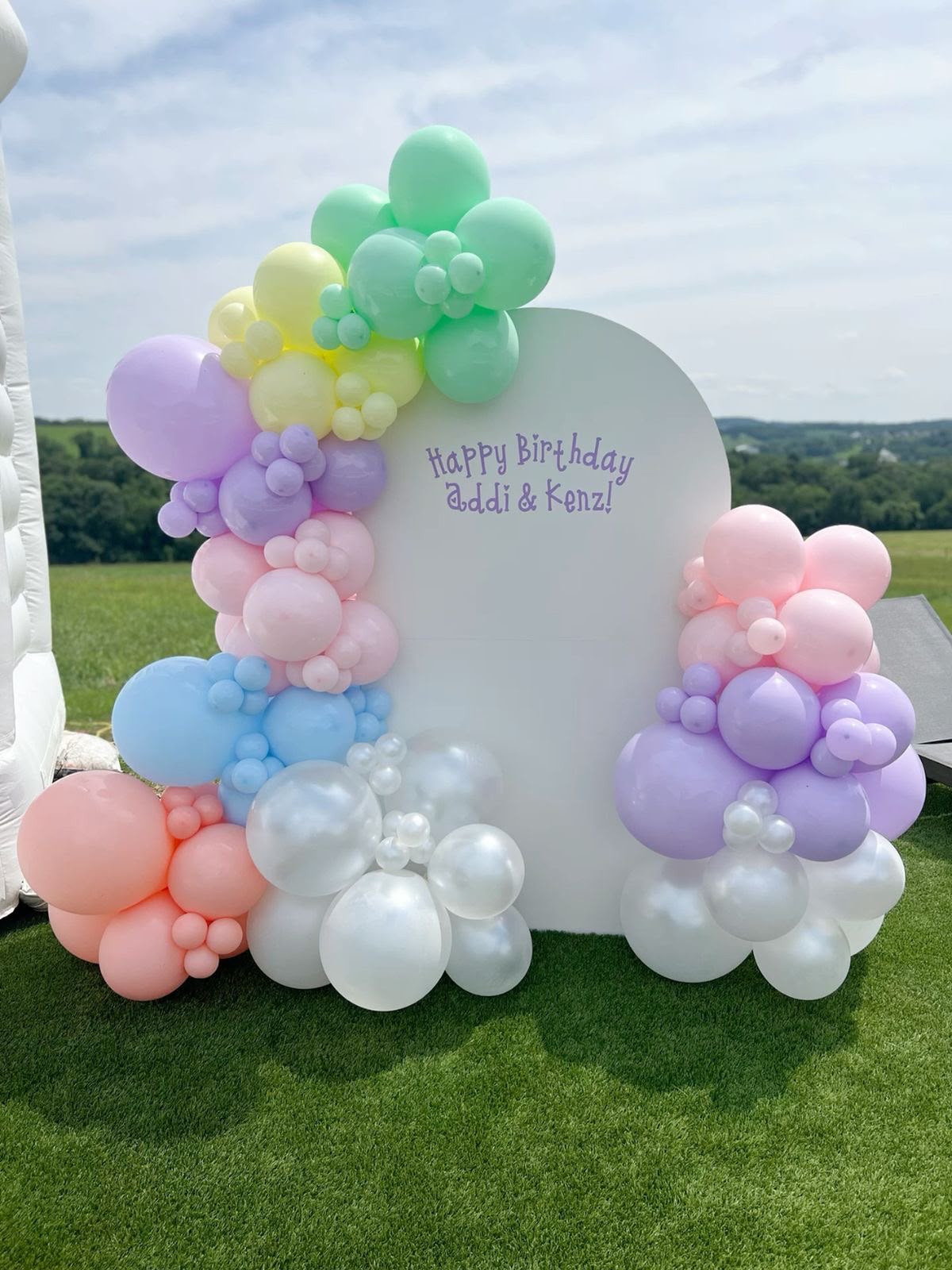 Balloon decoration setup 1